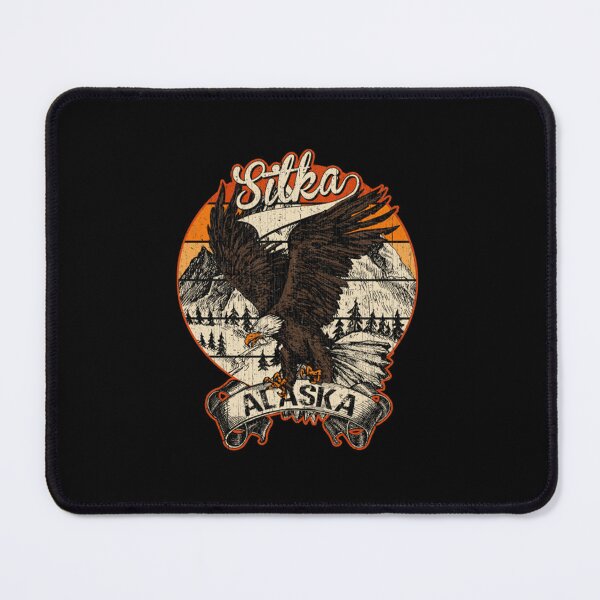 Item preview, Sitka Alaska Bald Eagle Retro Vintage Aesthetic designed and sold by terrellmbeang.