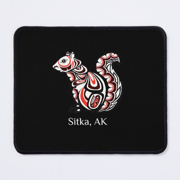Item preview, Tribal Squirrel Sitka Alaska Native American Haida Style designed and sold by terrellmbeang.
