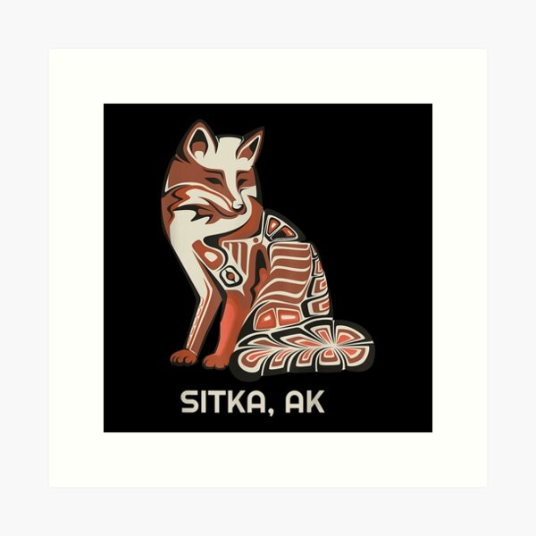 Item preview, Tribal Fox Sitka designed and sold by terrellmbeang.