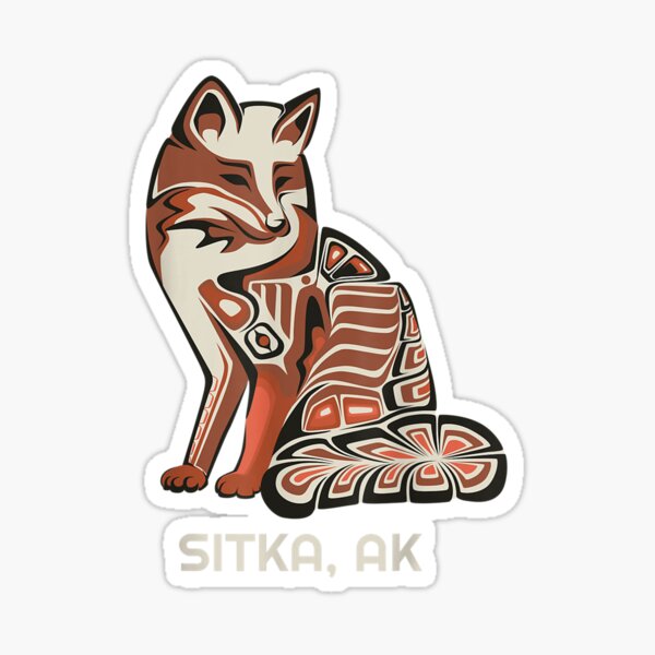 Item preview, Tribal Fox Sitka designed and sold by terrellmbeang.