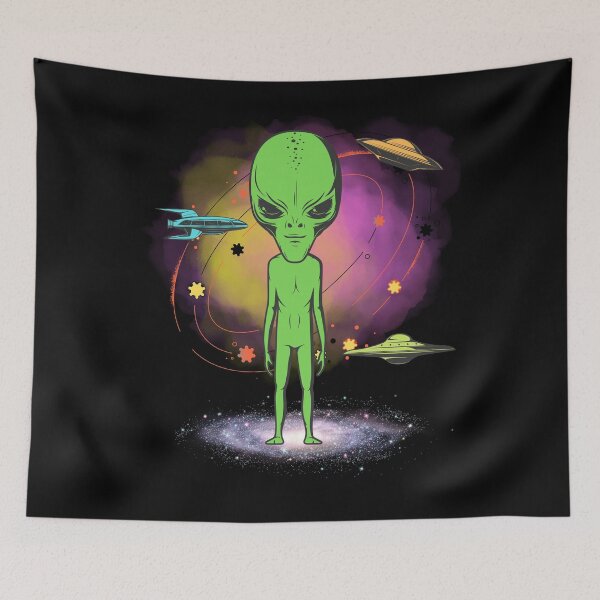 Item preview, Green alien  designed and sold by Vicente Saenz jr.