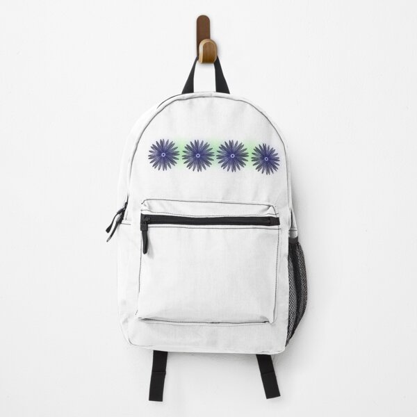 Item preview, Blue flowers in line with green lights designed and sold by Meo Design.