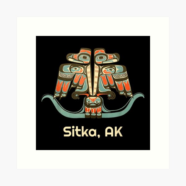 Item preview, Sitka Alaska Thunderbird NW Native Indian American Tribal designed and sold by terrellmbeang.