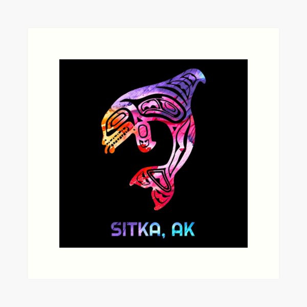 Item preview, Sitka Alaska PNW Native American Indian Orca Killer Whale Premium designed and sold by terrellmbeang.