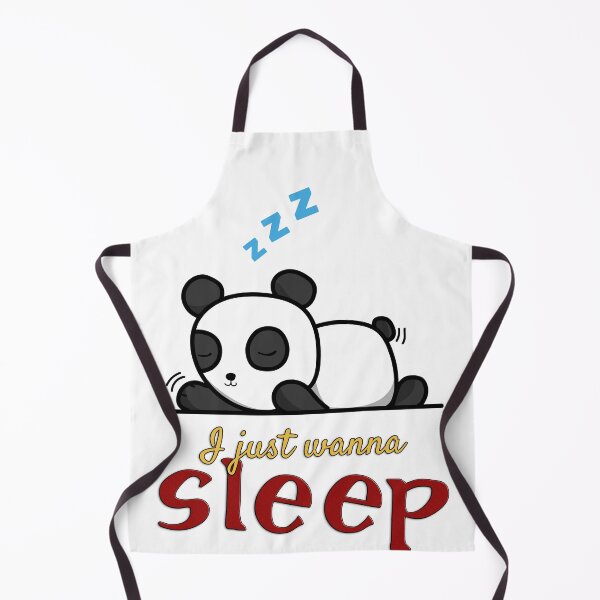 Item preview, Just Wanna Sleep Cute Sleeping Panda Word Art - Adorable designed and sold by Amazing Arts Designs.