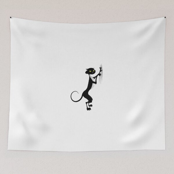 Item preview, Black scratching cat designed and sold by VikaL.