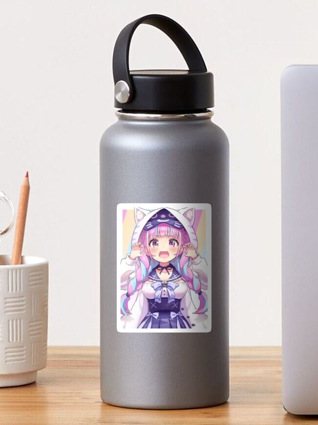 Flustered Aqua, Anime girl  Art Board Print for Sale by AszaAri