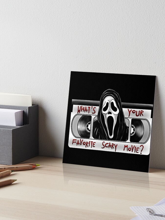 Ghost Face (what's your favorite scary movie?), an art print by Reverenze  Illustrate - INPRNT