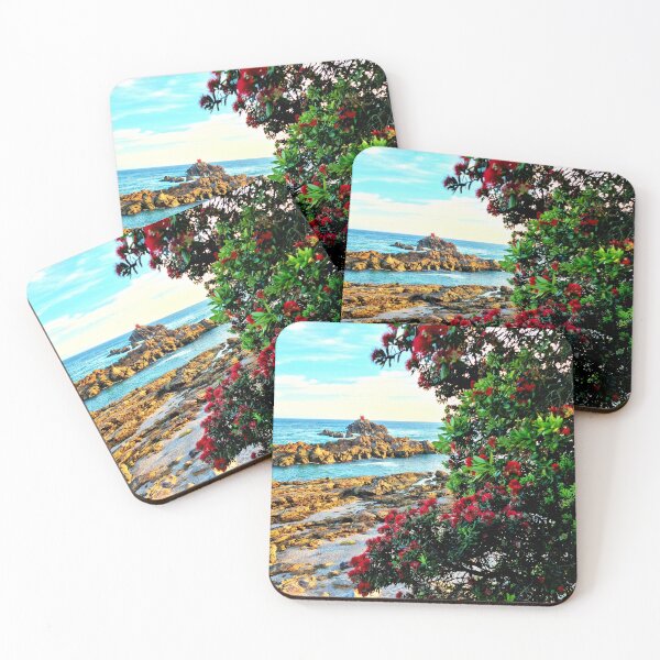Item preview, POHUTUKAWA AT THE OCEAN designed and sold by Steffi August.