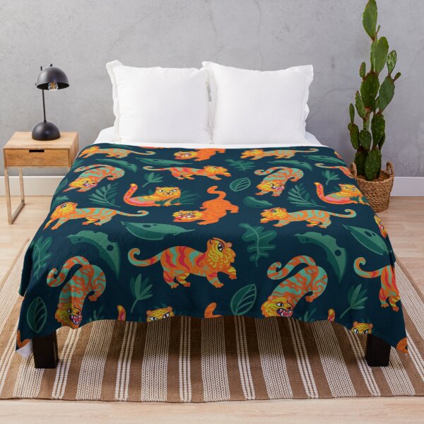 Item preview, Chinese tigers in the leaves designed and sold by PenguinHouse.