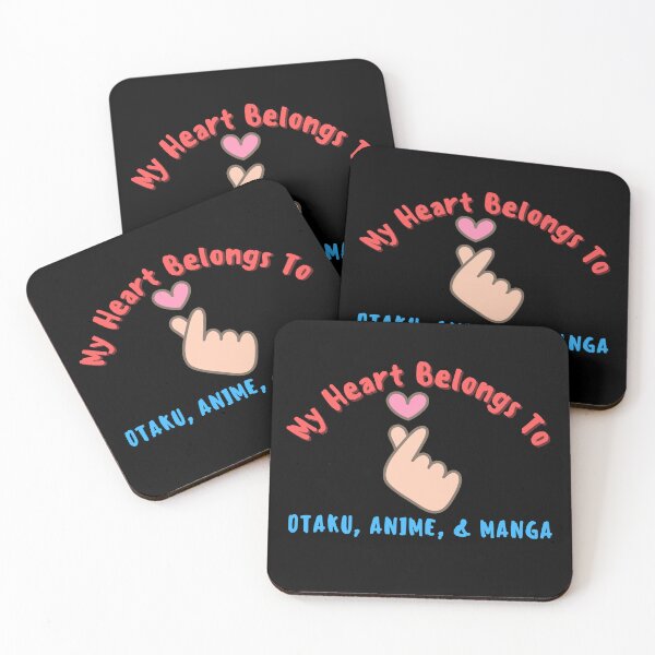 Item preview, My Heart Belongs to Otaku, Anime, and Manga designed and sold by MacAndMoose.