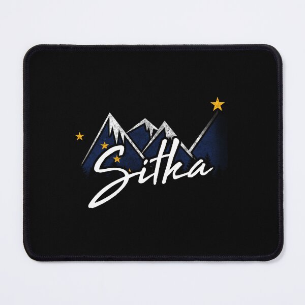 Item preview, Sitka Alaska Flag Mountains Distressed State Souvenir designed and sold by terrellmbeang.