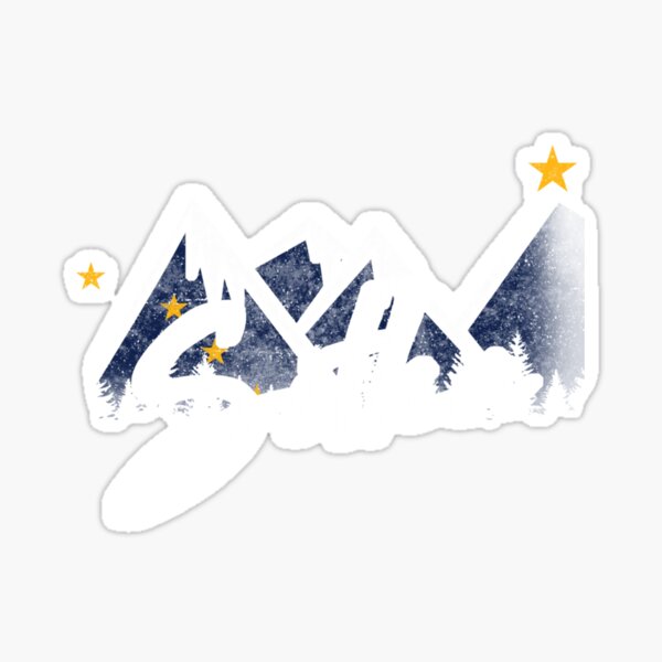 Item preview, Sitka Alaska Flag Mountains Distressed State Souvenir designed and sold by terrellmbeang.
