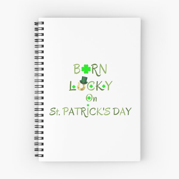 Item preview, Born Lucky On St. Patrick's Day. St Patricks Day, Happy Saint Patricks Day. St Patrick's Day Birthday Merch designed and sold by dzebdzigns.