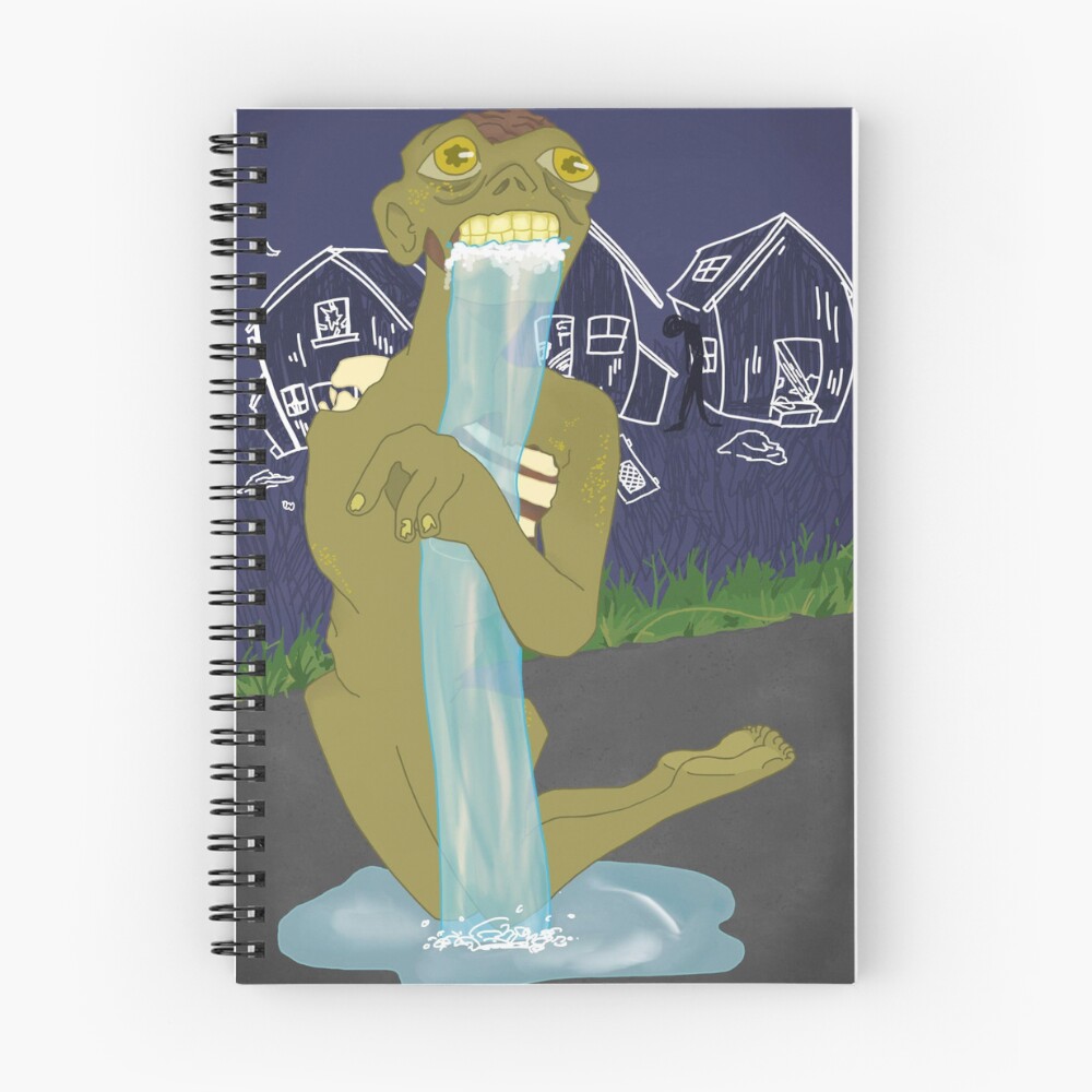 Item preview, Spiral Notebook designed and sold by FishbonesBox.