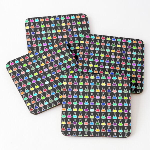 Item preview, Kaleidoscope of Flasks (Black Background) designed and sold by Artsy-Chemist.