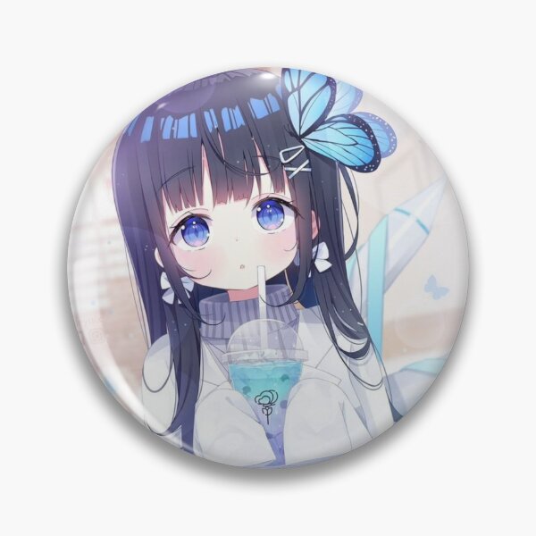 Item preview, Nabi with smoothie || Anime girl designed and sold by AszaAri.