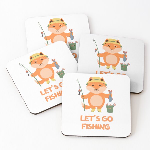 Item preview, Fishing Quotes hhh - Let's Go Fishing, The Fisherman Fox designed and sold by Ildar012.