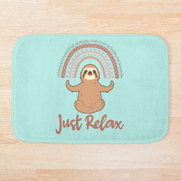 Item preview, Sloth Just Relax Rainbow Spirit Animal designed and sold by MindfulMeta.