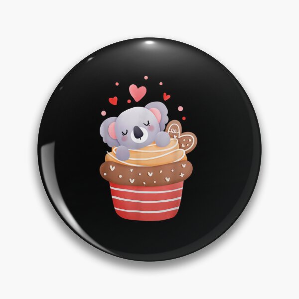 Item preview, Valentines Day Koala Bear In A Cupcake Heart Love designed and sold by travisvgnagui.