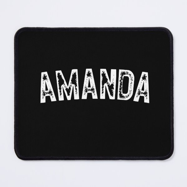Item preview, Black T-shirt Gift for Women Named Amanda designed and sold by RoguePixel.