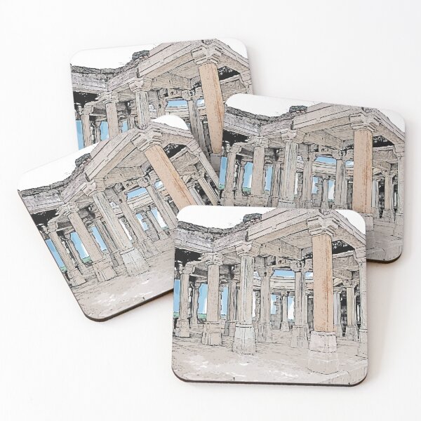 Item preview, Ruins of an old temple, India color art designed and sold by artdragongift 15.