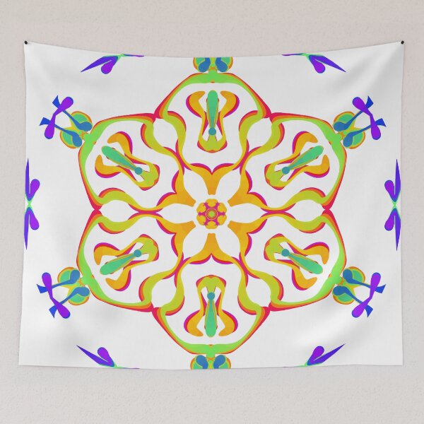 Item preview, Rainbow Abstract Mandala Pop Art v4 designed and sold by Ariel Guevara.