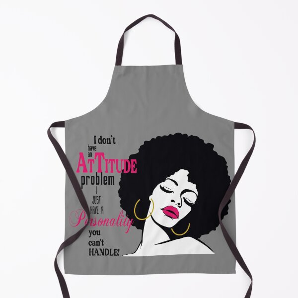 Item preview, "I Don't Have An Attitude Problem" Afro Art designed and sold by LYSandCo.