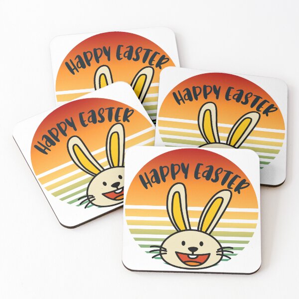 Item preview, Happy Easter Bunny In Retro Sun  designed and sold by SidhuKeet1.