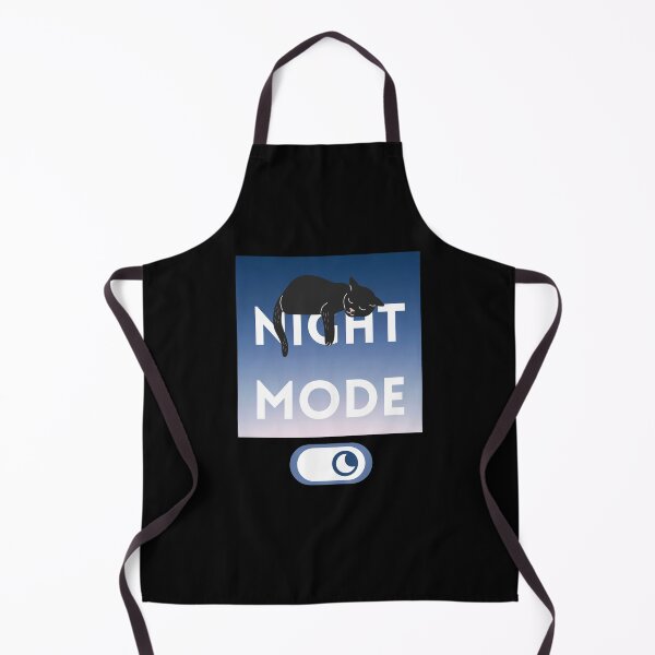 Item preview, Night Mode, Sleeping Cute Black Cat, Blue Gradient designed and sold by quinellie.