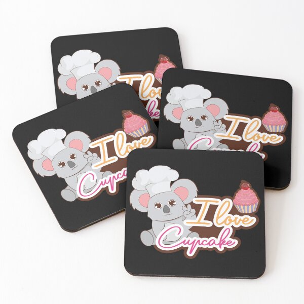 Item preview, Koalas Wildlife Animal Koala i love Cupcake designed and sold by travisvgnagui.