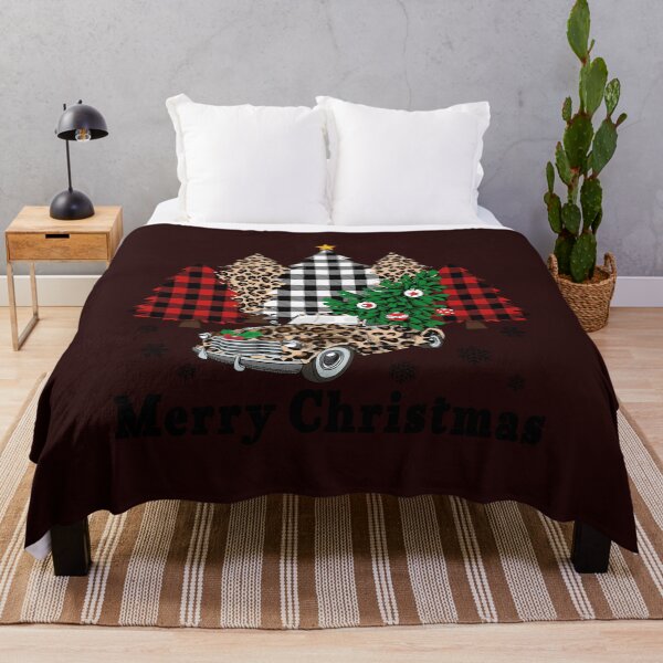 Item preview, Merry Christmas Leopard Car Xmas Buffalo Plaid Tree designed and sold by MagdalenaWilh.