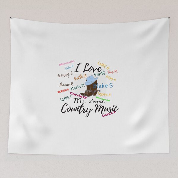Item preview, I LOVE ME SOME COUNTRY MUSIC designed and sold by KelliesCorner.