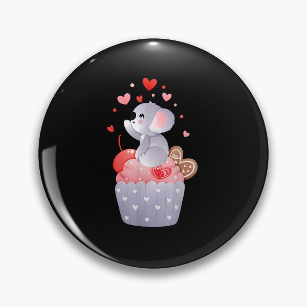 Item preview, Valentines Day Koala Bear In A Cupcake Heart Love designed and sold by travisvgnagui.