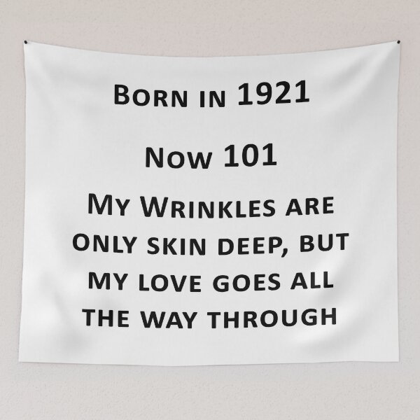 Item preview, Wrinkles are only Skin Deep designed and sold by PictureNZ.