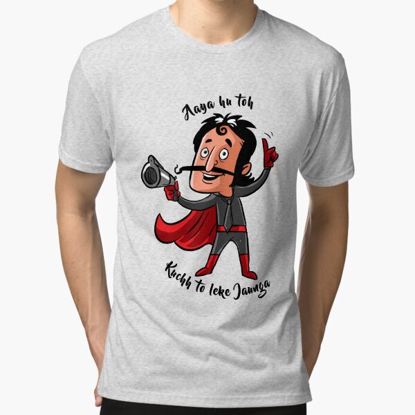 Crime Master Gogo - Andaz Apna Apna Tri-blend T-Shirt