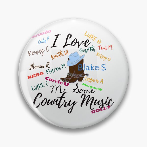 Item preview, I LOVE ME SOME COUNTRY MUSIC designed and sold by KelliesCorner.