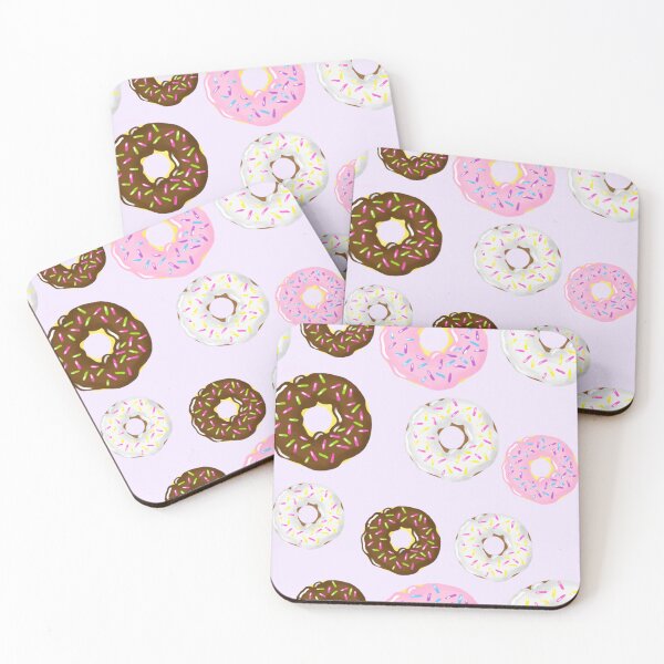 Item preview, Donut Pattern - Purple Background designed and sold by JessicaArthur.