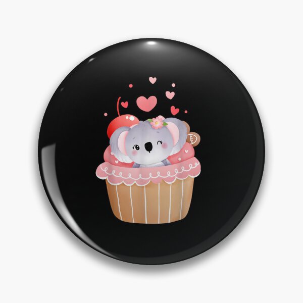 Item preview, Valentines Day Koala Bear In A Cupcake Heart Love designed and sold by travisvgnagui.