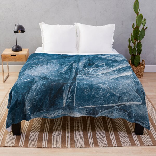 Item preview, Blue Frozen Ice Shards in Winter II designed and sold by Amy Mitchell.