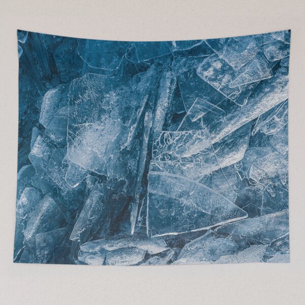 Item preview, Blue Frozen Ice Shards in Winter II designed and sold by Amy Mitchell.