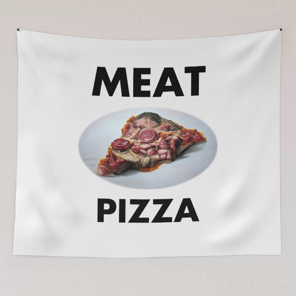 Item preview, Meat Pizza AI Generated Art designed and sold by patricklevar.