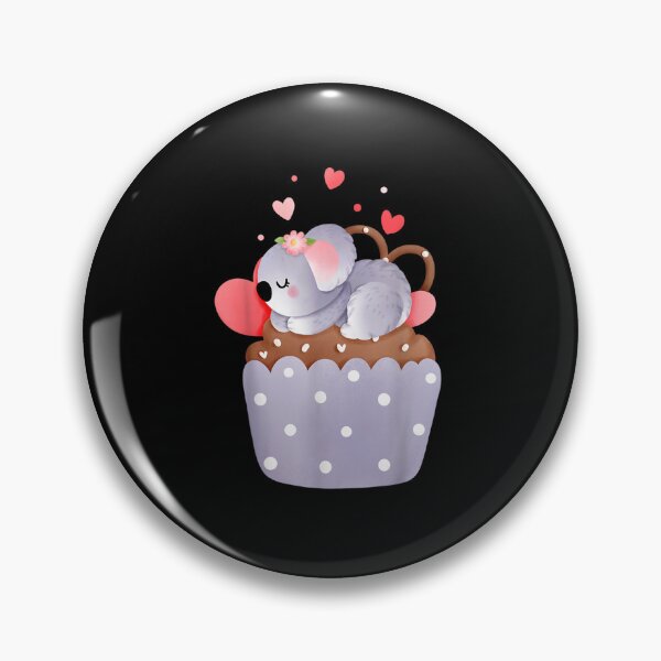 Item preview, Valentines Day Koala Bear In A Cupcake Heart Love designed and sold by travisvgnagui.