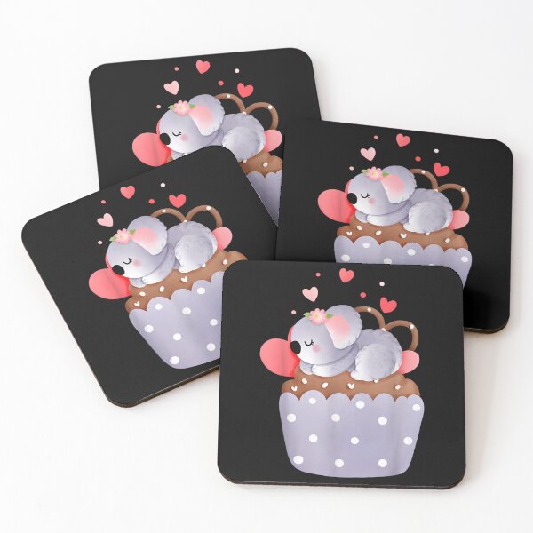 Item preview, Valentines Day Koala Bear In A Cupcake Heart Love designed and sold by travisvgnagui.