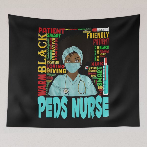 Item preview, African American Women Black PEDs Nurse Black History Month designed and sold by TristanPierre.