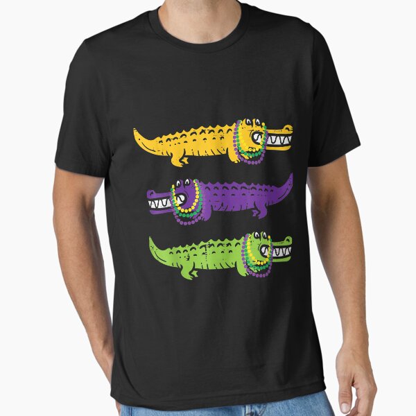 Artikel-Vorschau von Aligator Crocodiles Louisiana Mardi Gras Women Men Kids, designt und verkauft von TristanPierre.