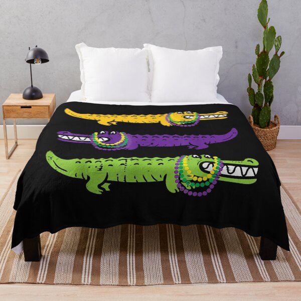 Item preview, Aligator Crocodiles Louisiana Mardi Gras Women Men Kids designed and sold by TristanPierre.