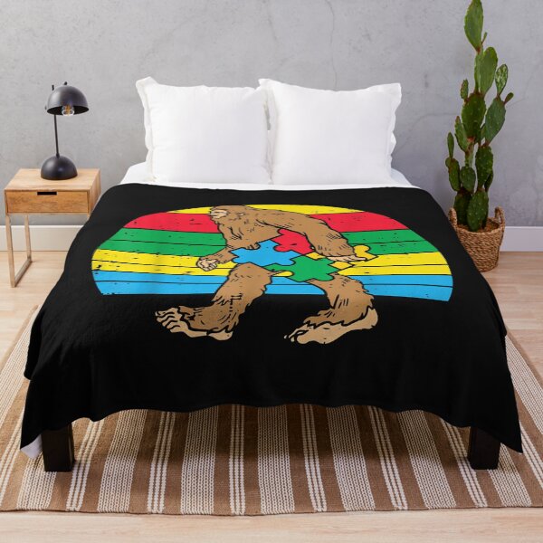Artikelvorschau, Bigfoot Sasquatch Puzzle Autism Awareness Men Women Kids entworfen und verkauft von TristanPierre.