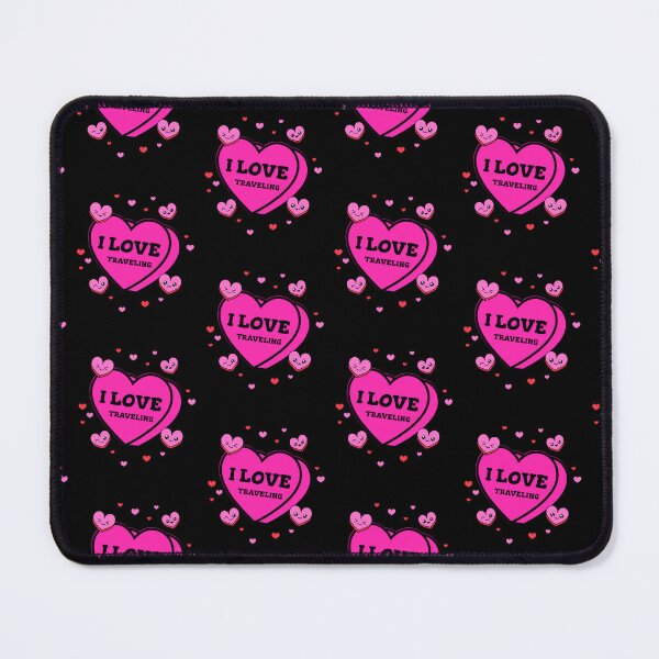 Item preview, You love Traveling -- hearts, winking, smile designed and sold by glitchman2.