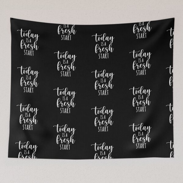 Item preview, Today is a fresh start designed and sold by Letter & Petal.
